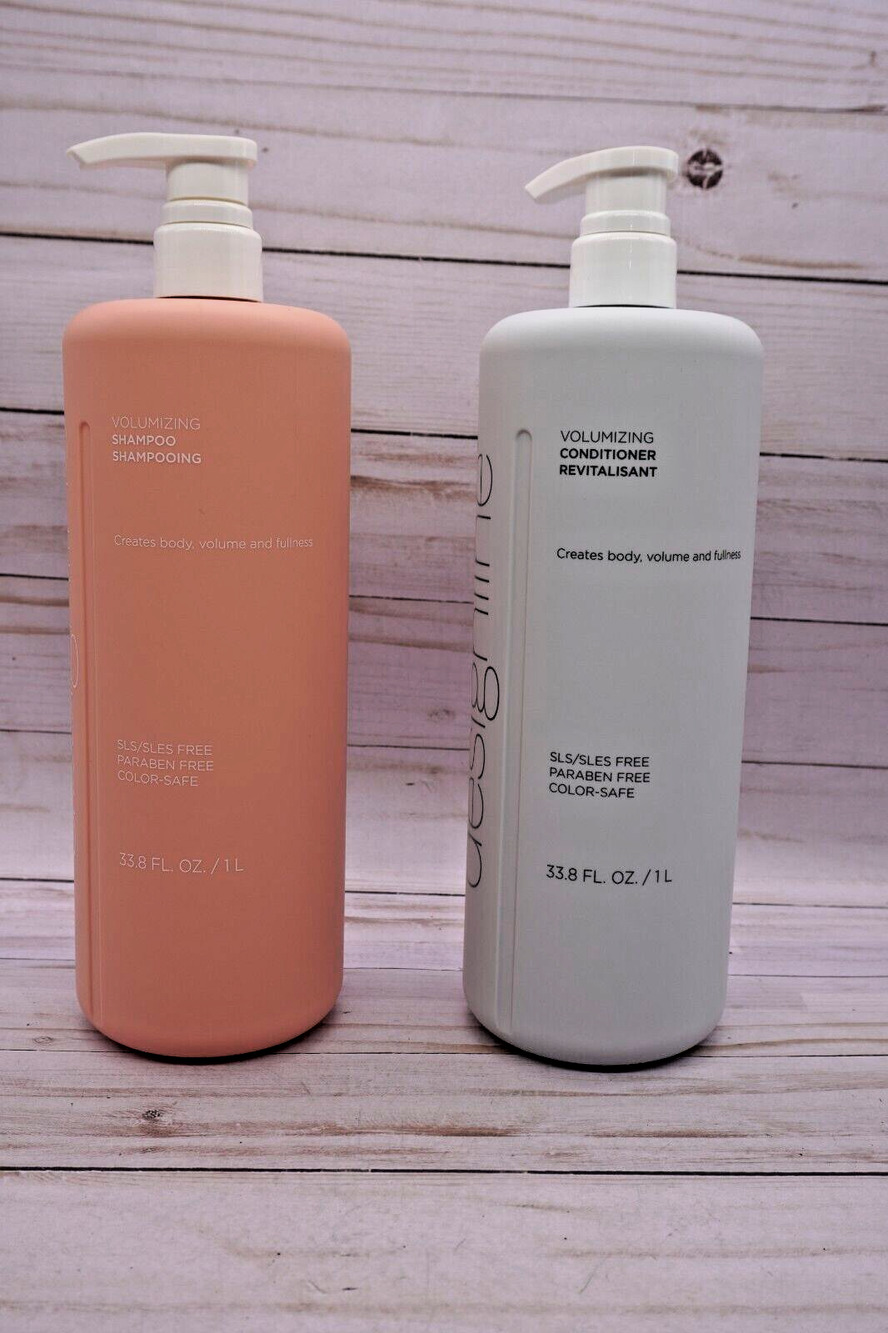 Regis Designline Volumizing Shampoo &Conditioner 33.8 oz Paraben Free Color-Safe